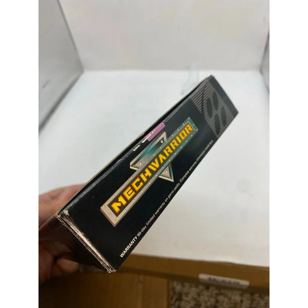 Mechwarrior Super Nintendo SNES Complete Authentic Cartridge Box Manual CIB